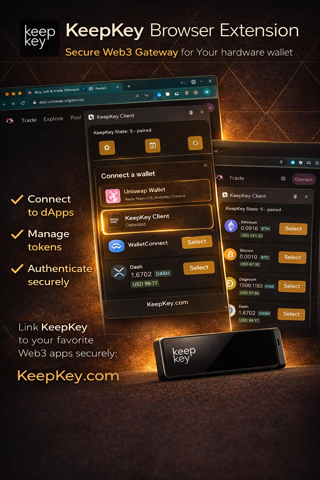 KeepKey Browser Extension