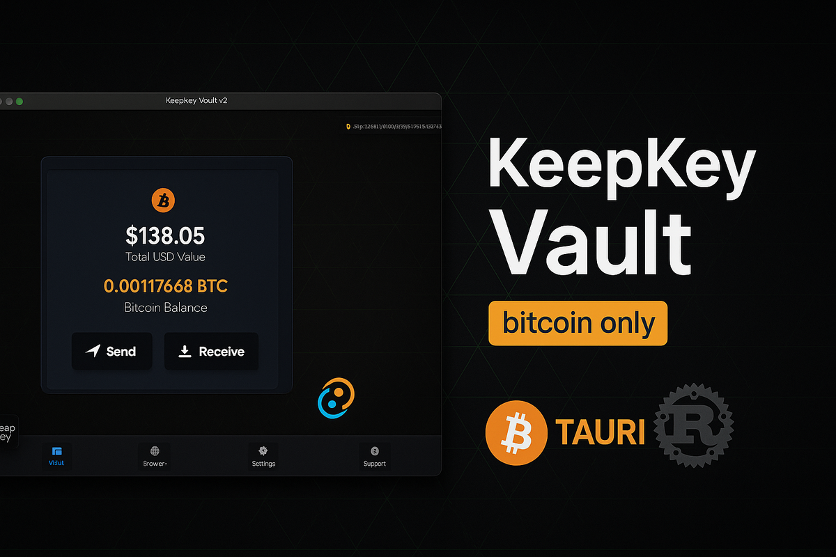 Vault Desktop Bitcoin Interface